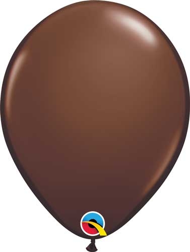 Q (100) 11" Fashion Chocolate Brown balloons