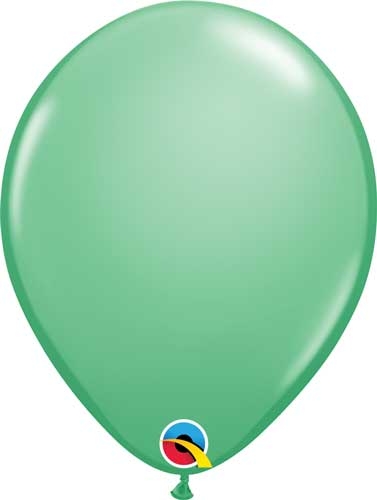 Q (100) 11" Fashion Wintergreen balloons