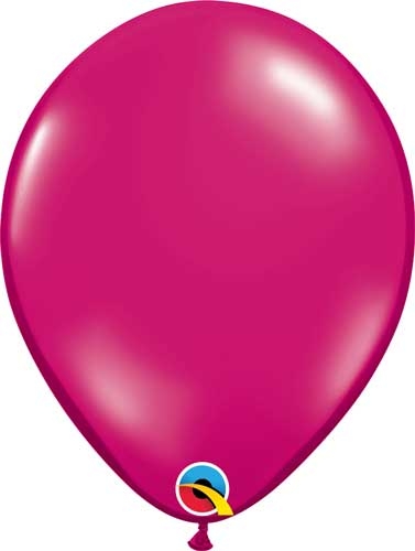 Q (100) 11" Jewel Magenta balloons