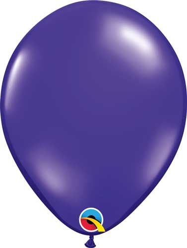 Q (100) 11" Jewel Quartz Purple balloons