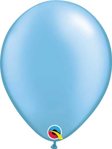 Q (100) 11" Pearl Azure balloons