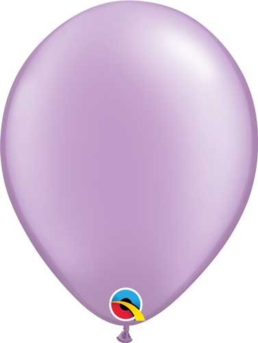 Q (100) 11" Pearl Lavender balloons
