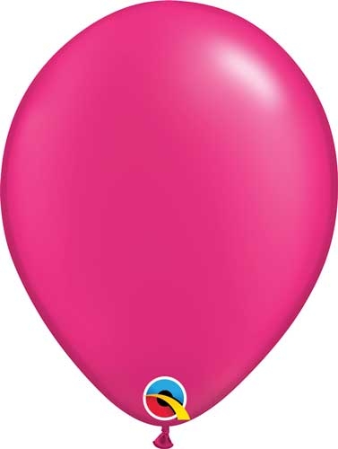 Q (100) 11" Pearl Magenta balloons