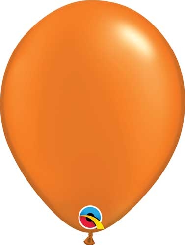 Q (100) 11" Pearl Mandarin balloons