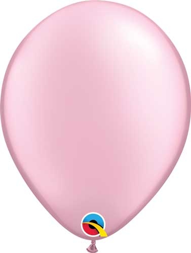 Q (100) 11" Pearl Pink balloons