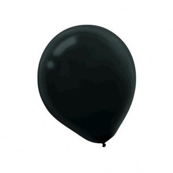 ECONO (100) 12" Black balloons