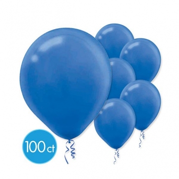 ECONO (100) 12" Bright Royal Blue balloons