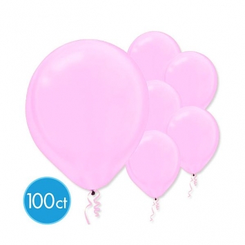 ECONO (100) 12" Pearl Pink balloons
