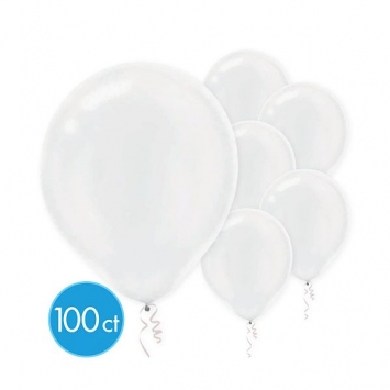 ECONO (100) 12" Pearl White balloons