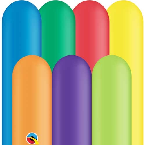 Q (100) 160 Standard Carnival Assorted balloons