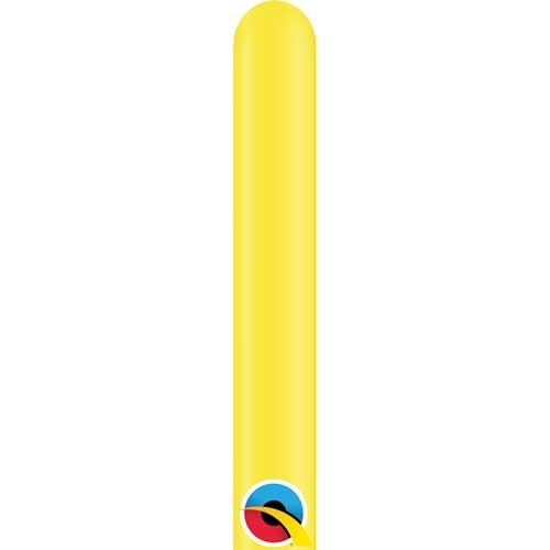 Q (100) 160 Standard Yellow balloons