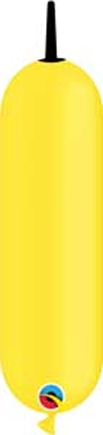 (100) 321 Bee Body - Yellow Black Tip balloons