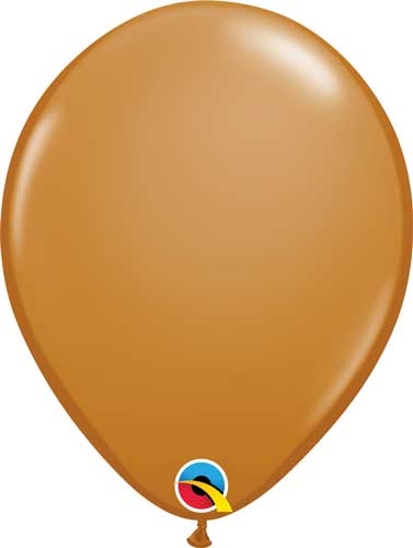 Q (100) 5" Fashion Mocha Brown balloons