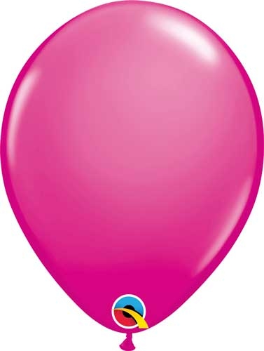 Q (100) 5" Fashion Wild Berry balloons