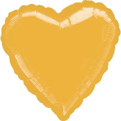 18" Foil Heart - Gold balloon