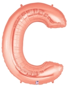 40" Megaloon - Letter C - Rose Gold balloon