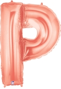 40" Megaloon - Letter P - Rose Gold balloon