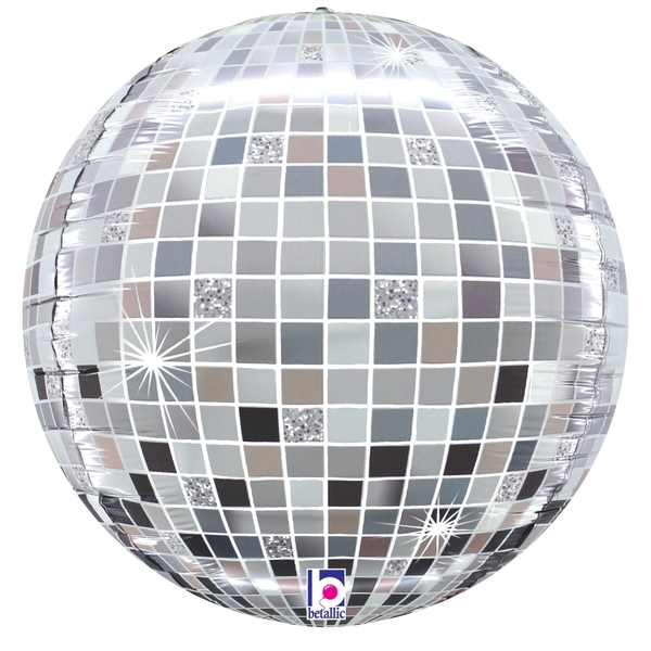 15" Dimensionals Disco Ball Globe Orbz Balloon