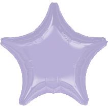 32" Foil Star Metallic Pearl Pastel Lilac balloon