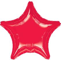 32" Foil Star Metallic Red balloon