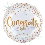 18" Congrats Confetti Grad Balloon