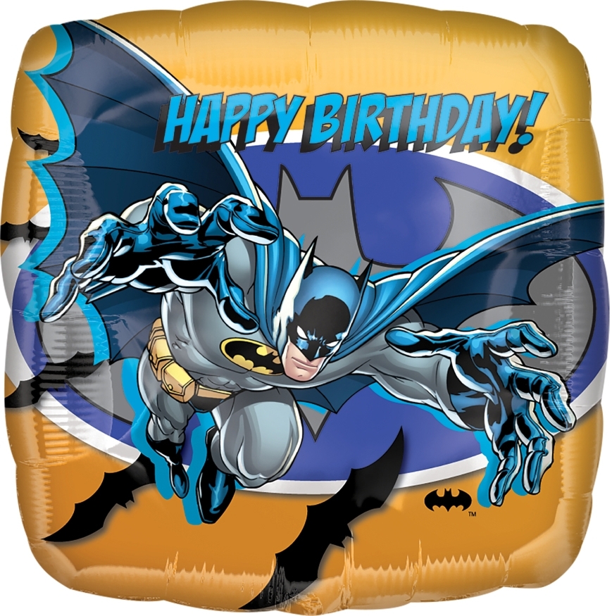 18" Foil - Birthday - Batman balloon