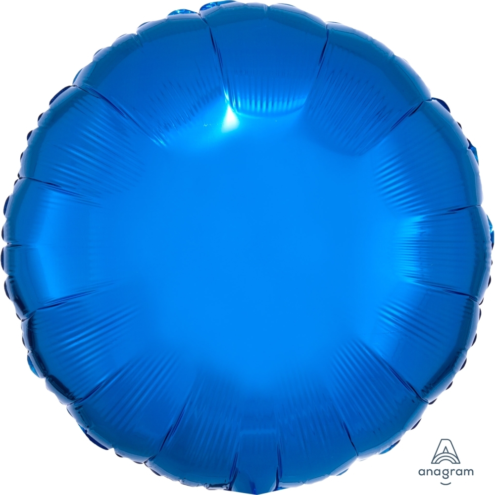 18" Foil Circle - Metallic Blue balloon