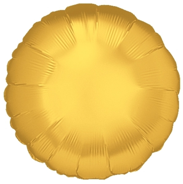 18" Foil Circle - Metallic Gold balloon