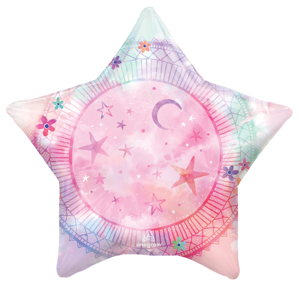 18" Foil Girl-chella star balloon