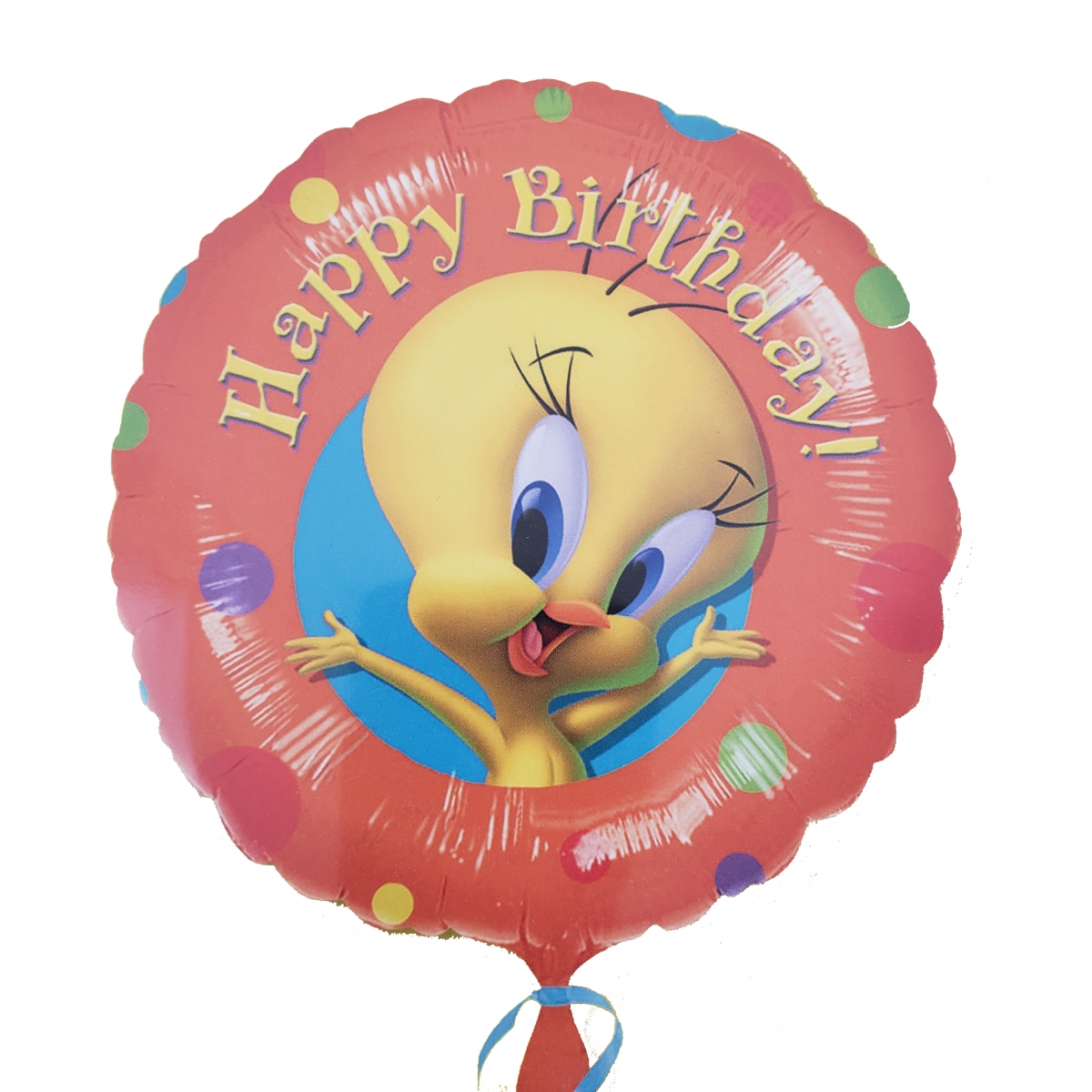 18" Foil - Happy Birthday Tweety & Spots balloon