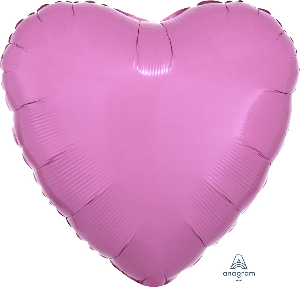 18" Foil Heart - Metallic Pink balloon