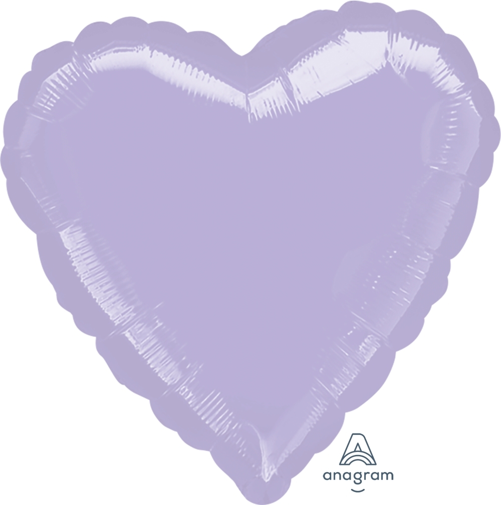 18" Foil Heart - Pastel Lilac balloon