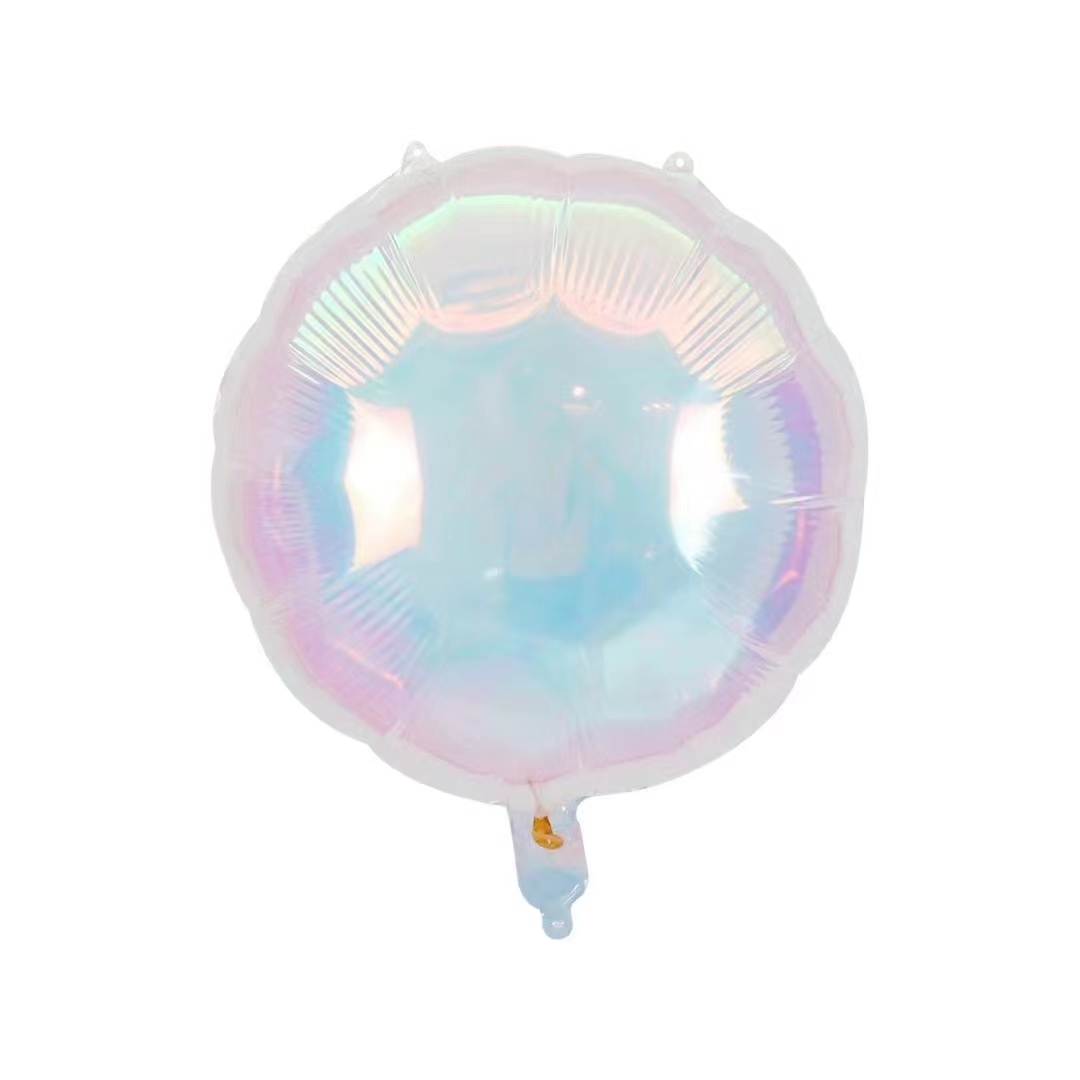 18" Foil Iridescent Circle Air-Fill balloon