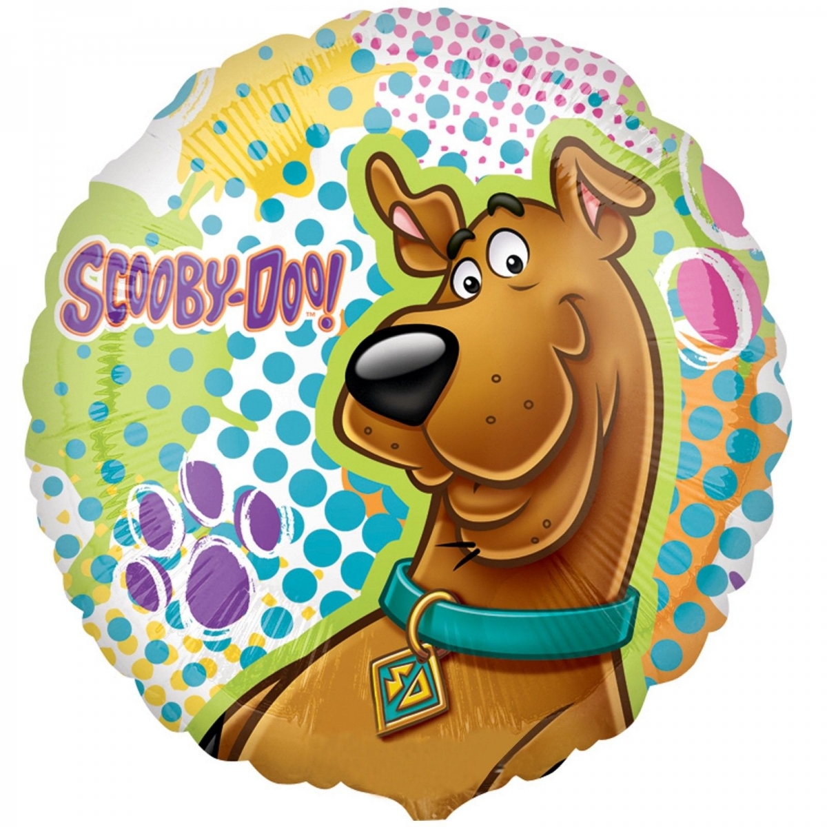 18" Foil - Scooby Doo Pattern balloon