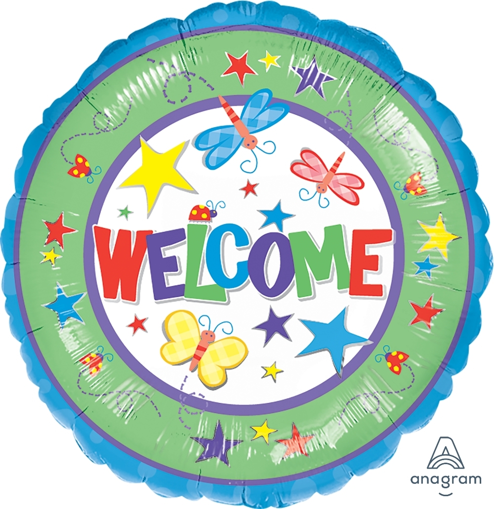 18" Foil - Welcome balloon