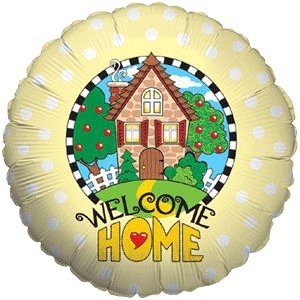18" Foil - Welcome Home balloon
