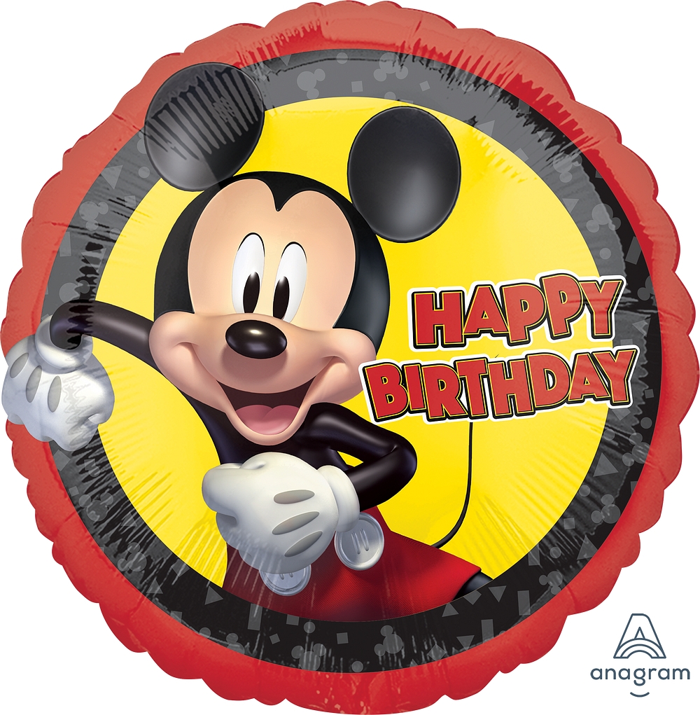 18" Mickey Mouse Forever Birthday Balloon