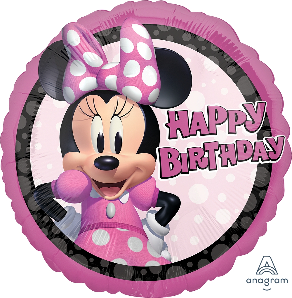 18" Minnie Mouse Forever Birthday Balloon