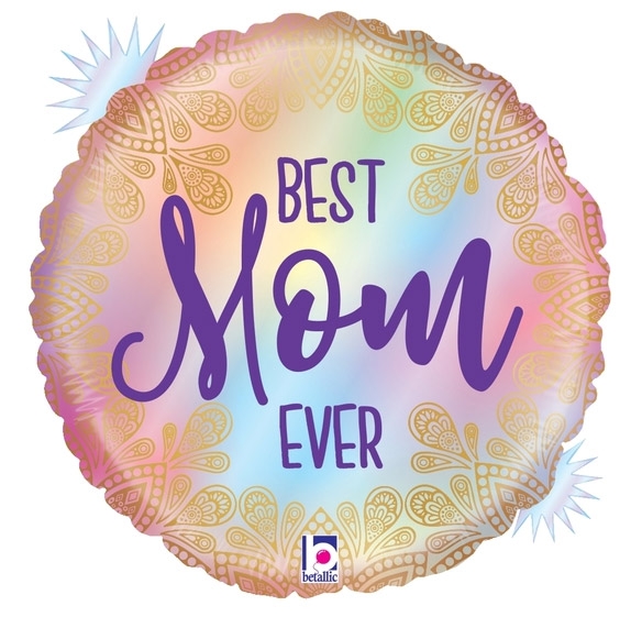 18" Opal best mom balloon