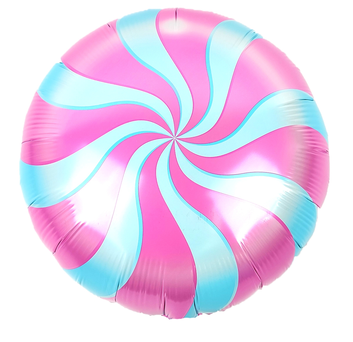 18" Pink Candy Swirl balloon