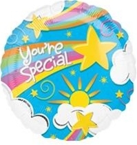 18" VLP You're Special Rainbow balloon