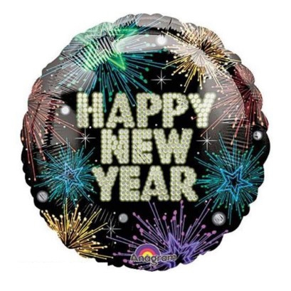 18″ New Year’s Midnight Marquee balloon *unpacked