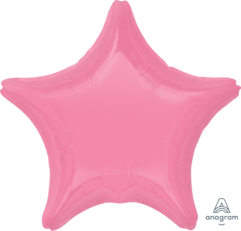 19" Foil Star - Hot Pink balloon