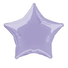 19" Foil Star - Lilac balloon