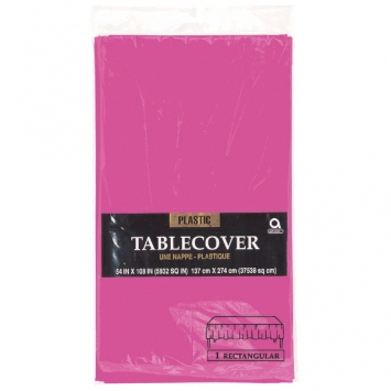 (1) Tablecover Rect 54" x 108" -Magenta*