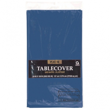 (1) Tablecover Rect 54" x 108" - Navy*
