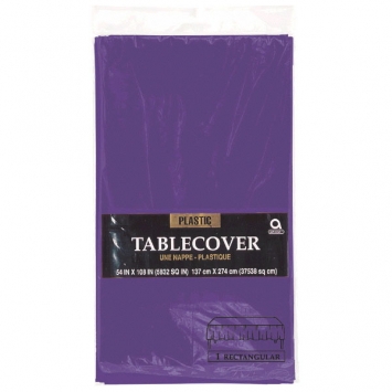 (1) Tablecover Rect 54" x 108" - Purple*