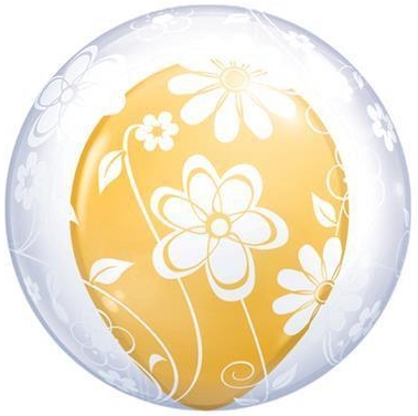 20" Deco Bubble - Floral Pattern