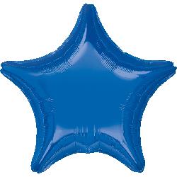 19" Foil Star - Dark Blue balloon