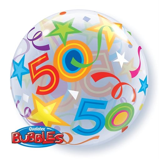 22" Bubble - 50 Brilliant Stars